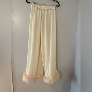 Sleeper Feather Trim Pj bottoms